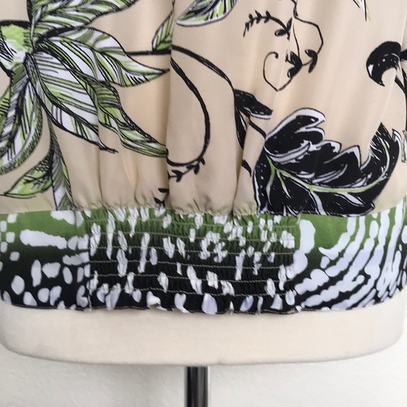 Chico’s Women’s Printed Blouse 3/4 Sleeve - Picture 4 of 5